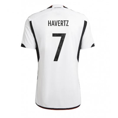 Camisa de Futebol Alemanha Kai Havertz #7 Equipamento Principal Mundo 2022 Manga Curta